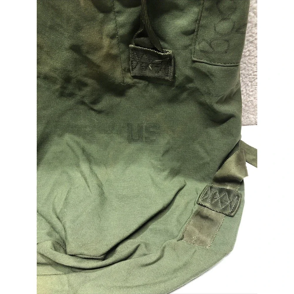 US Military Duffel Bag OD Nylon Type II with 2 Straps Cargo Backpack